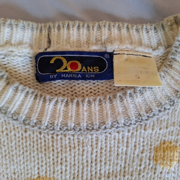 Vtg 80's 20 ANS Women's Sweater - Picture 4 of 5